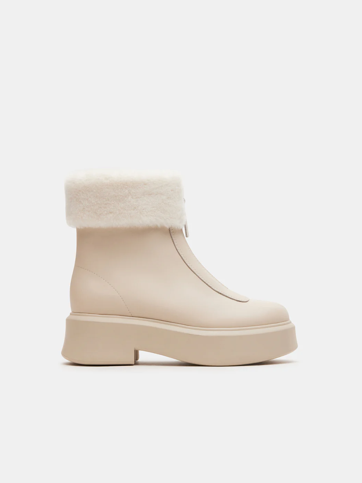 Jones Faux Fur Bone Leather