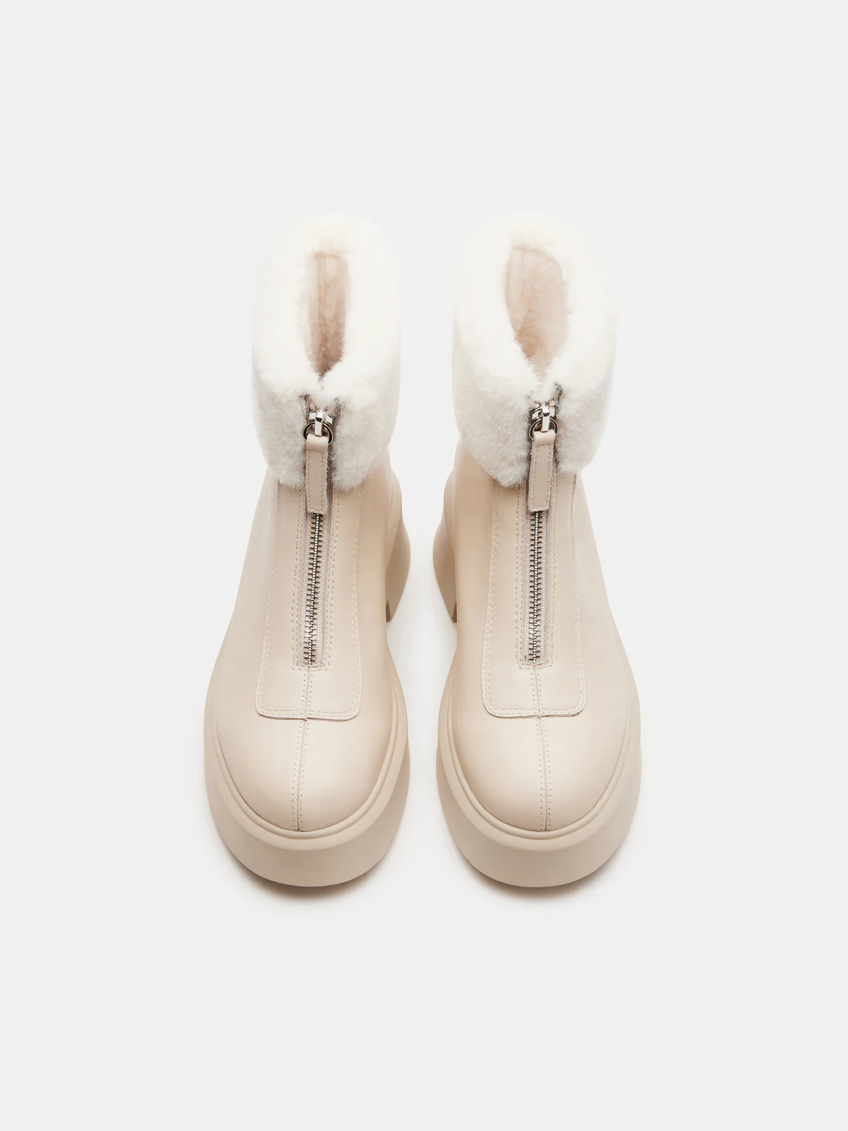 Jones Faux Fur Bone Leather