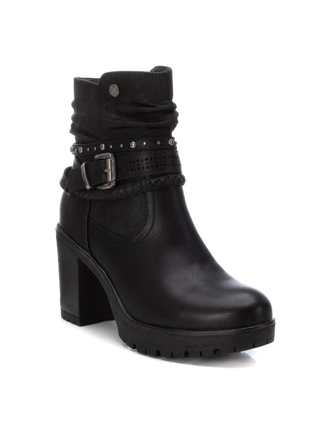 REFRESH BLACK STRAP BOOTS