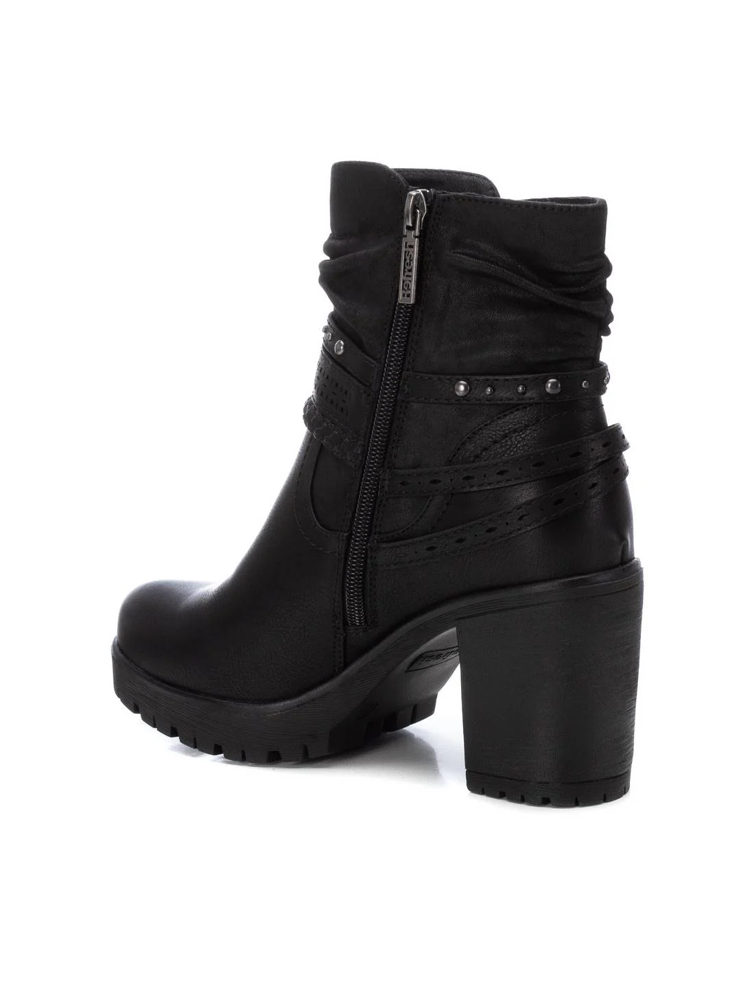 REFRESH BLACK STRAP BOOTS